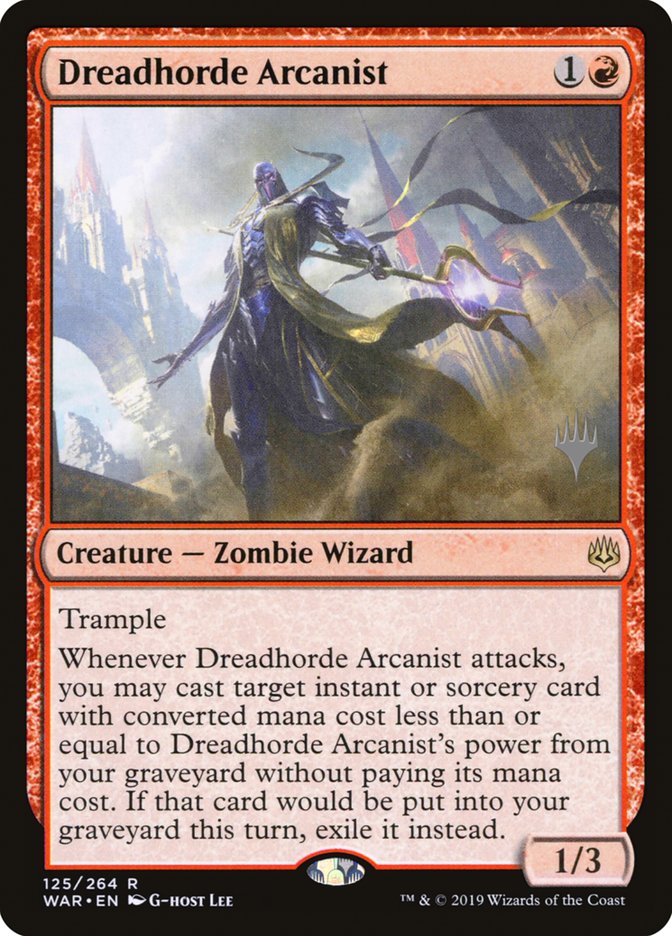 Dreadhorde Arcanist (Promo Pack) [War of the Spark Promos] | Devastation Store