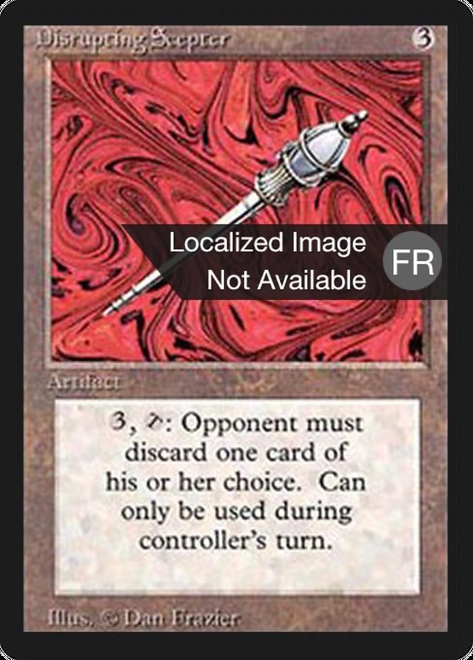 Disrupting Scepter [Foreign Black Border] | Devastation Store
