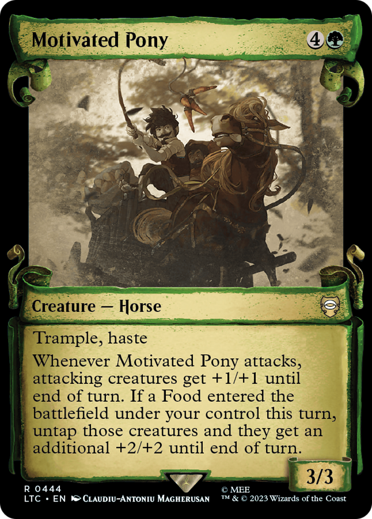 Motivated Pony [The Lord of the Rings: Tales of Middle-Earth Commander Showcase Scrolls] | Devastation Store