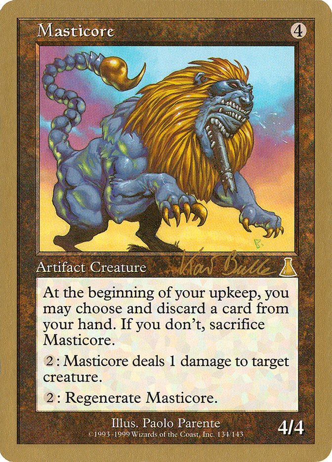 Masticore (Kai Budde) [World Championship Decks 1999] | Devastation Store