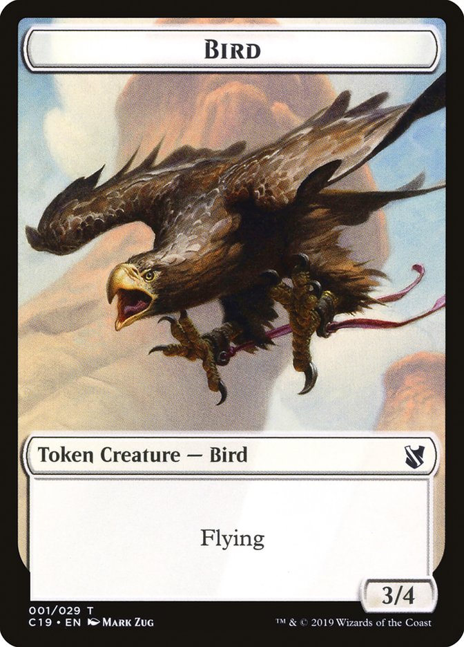 Bird (001/029) [Commander 2019 Tokens] | Devastation Store