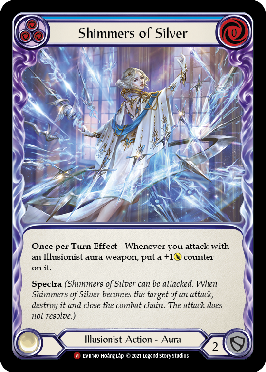 Shimmers of Silver [EVR140] (Everfest)  1st Edition Rainbow Foil | Devastation Store