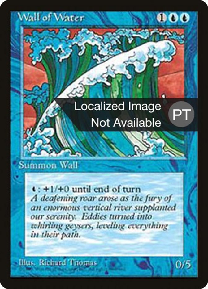 Wall of Water [Fourth Edition (Foreign Black Border)] | Devastation Store