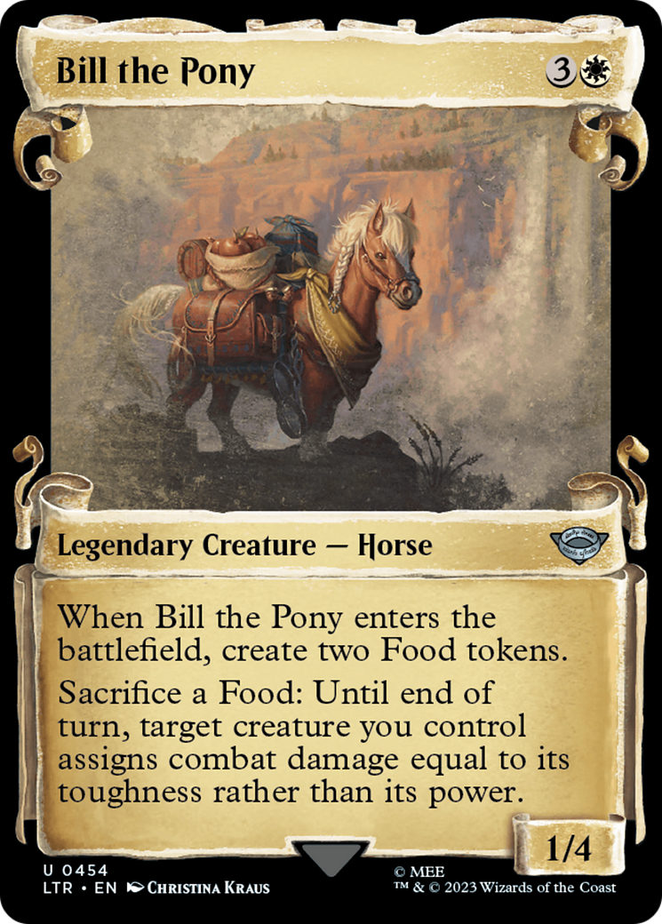 Bill the Pony [The Lord of the Rings: Tales of Middle-Earth Showcase Scrolls] | Devastation Store