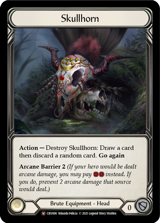 Skullhorn (Rainbow Foil) [CRU006-RF] Unlimited Rainbow Foil | Devastation Store