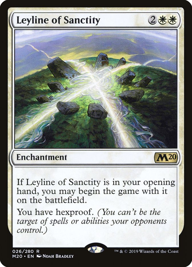 Leyline of Sanctity [Core Set 2020] | Devastation Store