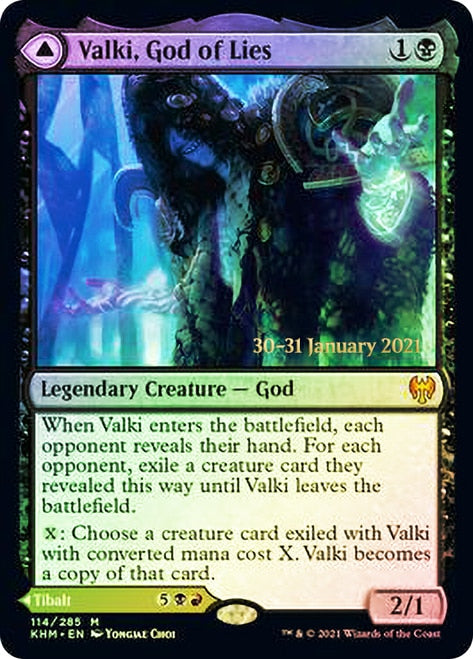 Valki, God of Lies // Tibalt, Cosmic Impostor [Kaldheim Prerelease Promos] | Devastation Store