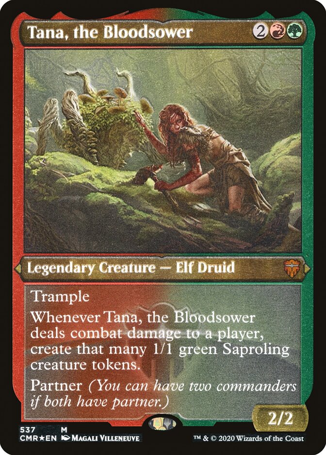 Tana, the Bloodsower (Etched) [Commander Legends] | Devastation Store