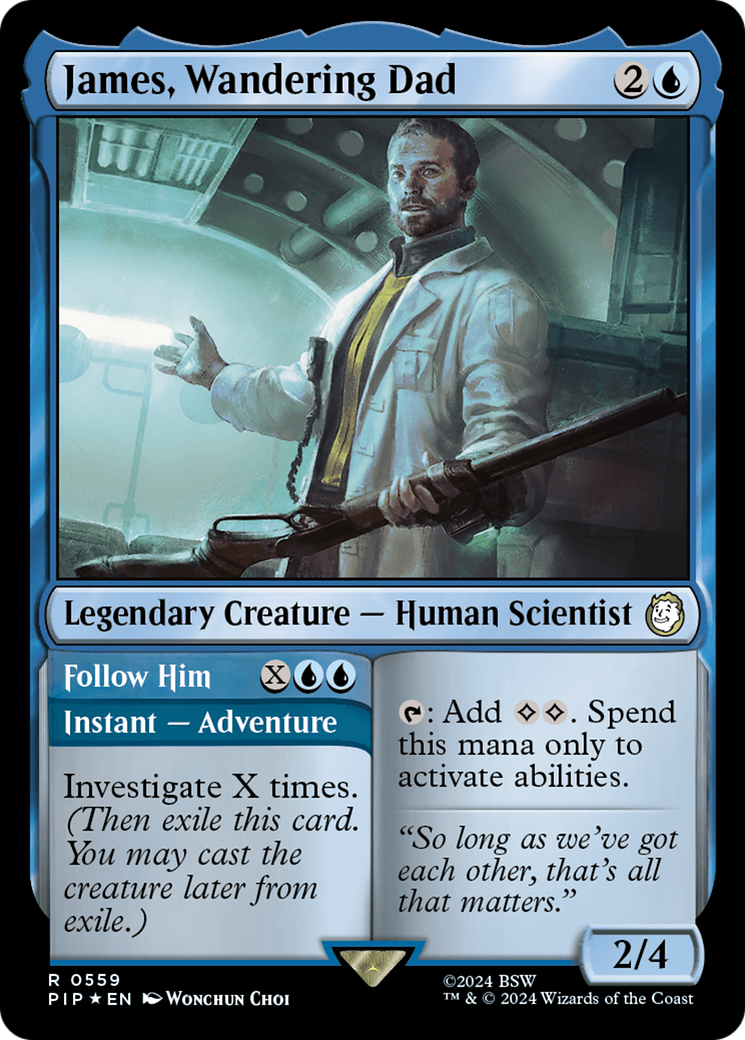 James, Wandering Dad // Follow Him (Surge Foil) [Fallout] | Devastation Store