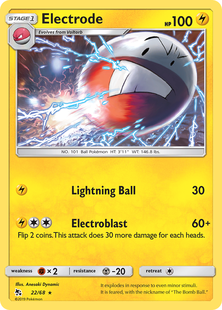 Electrode (22/68) [Sun & Moon: Hidden Fates] | Devastation Store