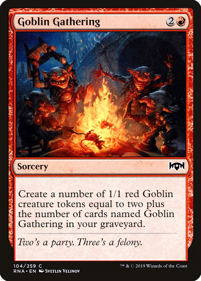 Goblin Gathering [Ravnica Allegiance] | Devastation Store