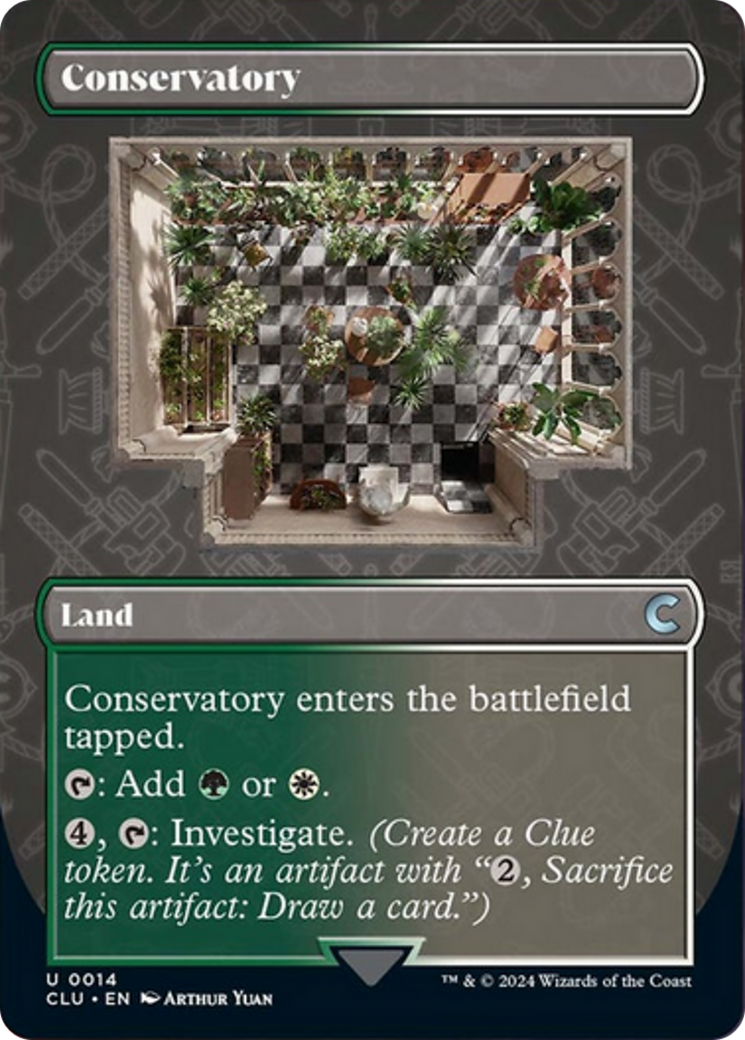 Conservatory (Borderless) [Ravnica: Clue Edition] | Devastation Store