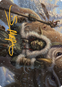 Owlbear Shepherd Art Card (Gold-Stamped Signature) [Commander Legends: Battle for Baldur's Gate Art Series] | Devastation Store