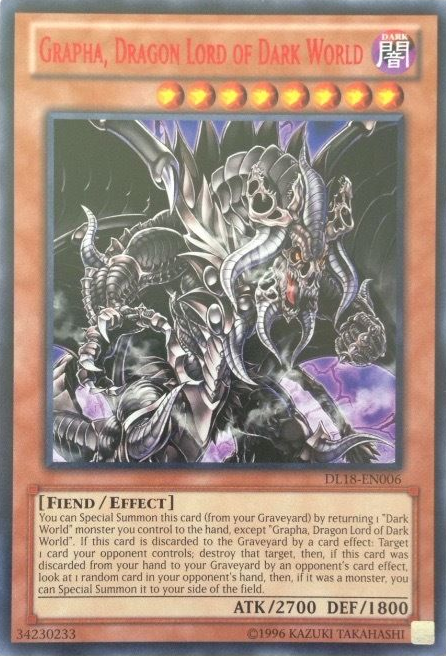 Grapha, Dragon Lord of Dark World (Red) [DL18-EN006] Rare | Devastation Store