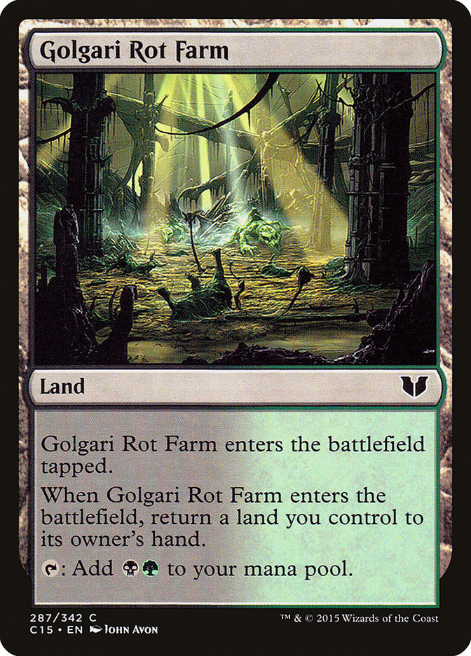 Golgari Rot Farm [Commander 2015] | Devastation Store