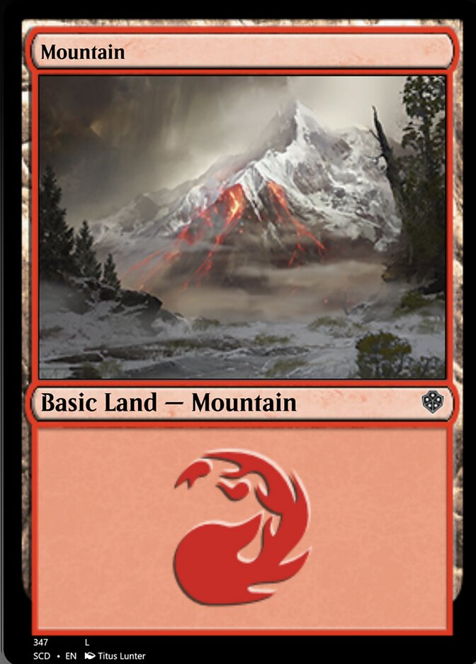 Mountain (347) [Starter Commander Decks] | Devastation Store