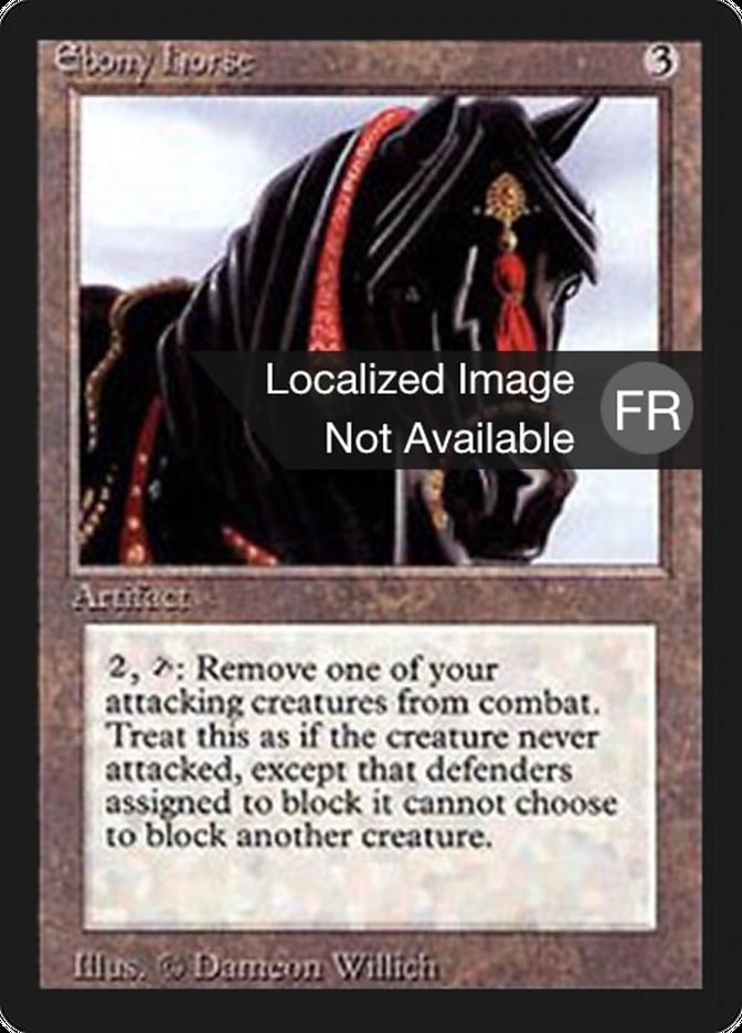 Ebony Horse [Foreign Black Border] | Devastation Store
