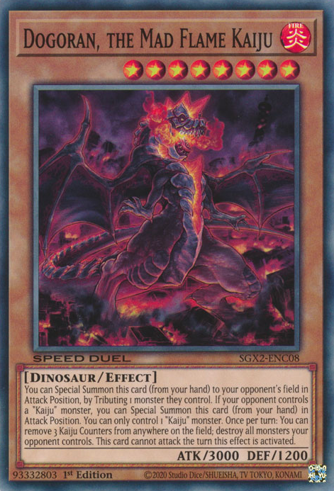 Dogoran, the Mad Flame Kaiju [SGX2-ENC08] Common | Devastation Store