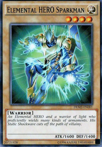 Elemental Hero Sparkman [DEM2-EN011] Common | Devastation Store