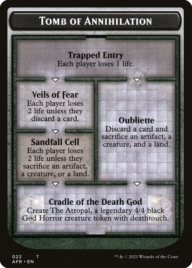 Tomb of Annihilation Token (Oversized) [Oversize Cards] | Devastation Store