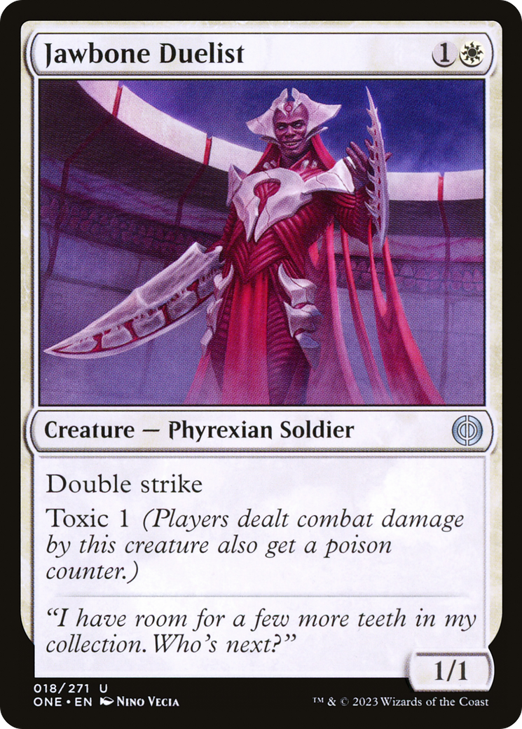 Jawbone Duelist [Phyrexia: All Will Be One] | Devastation Store