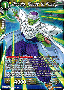 Piccolo, Ready to Fuse (BT17-091) [Ultimate Squad] | Devastation Store