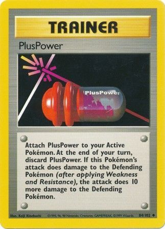 PlusPower (84/102) [Base Set Unlimited] | Devastation Store