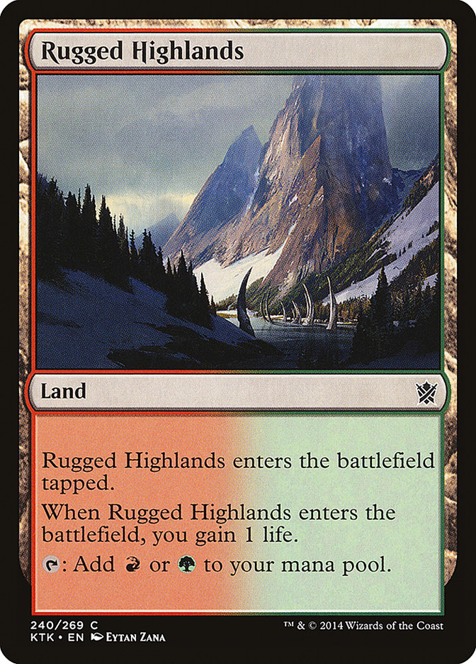 Rugged Highlands [Khans of Tarkir] - Devastation Store | Devastation Store