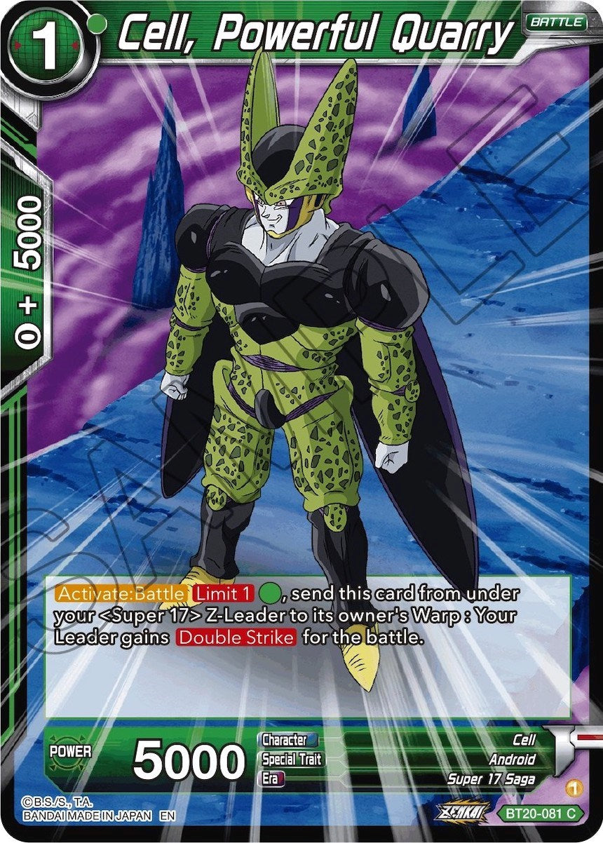 Cell, Powerful Quarry (BT20-081) [Power Absorbed] | Devastation Store