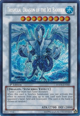 Trishula, Dragon of the Ice Barrier [HA04-EN060] Secret Rare | Devastation Store
