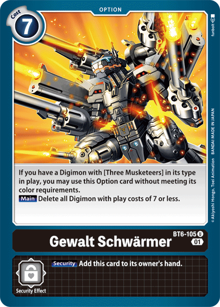 Gewalt Schwarmer [BT6-105] [Double Diamond] | Devastation Store