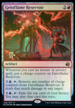 Geistflame Reservoir [Innistrad: Midnight Hunt Prerelease Promos] | Devastation Store