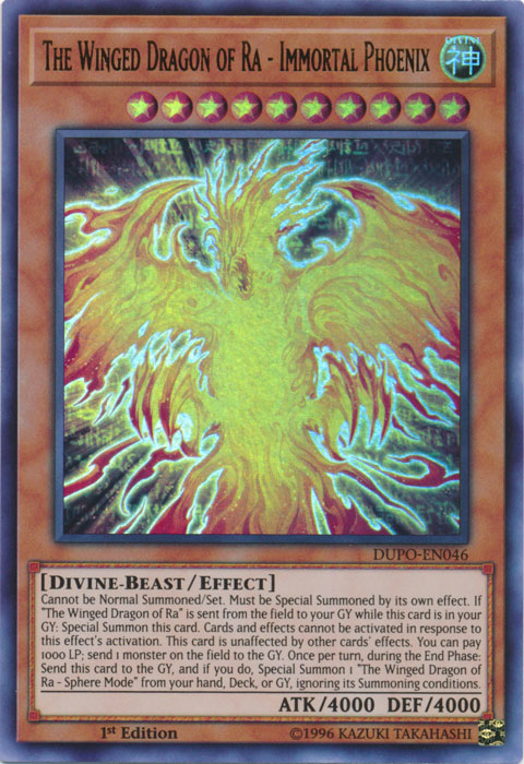 The Winged Dragon of Ra - Immortal Phoenix [DUPO-EN046] Ultra Rare | Devastation Store