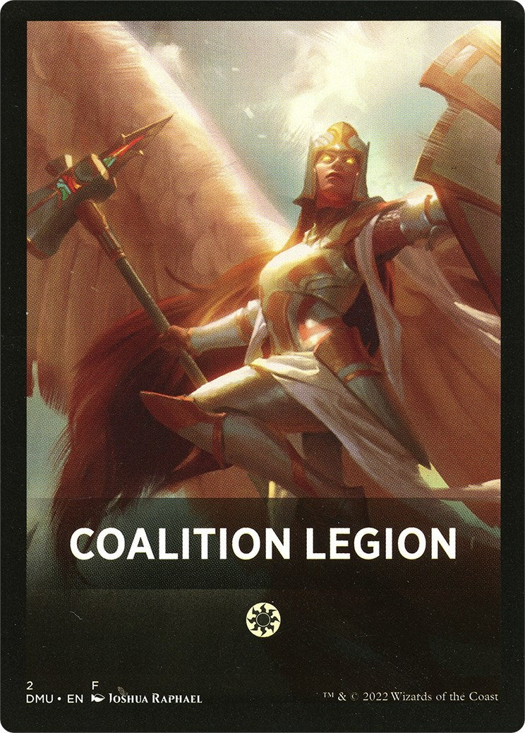 Coalition Legion Theme Card [Dominaria United Tokens] | Devastation Store