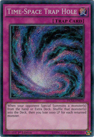 Time-Space Trap Hole [DUEA-EN079] Secret Rare | Devastation Store