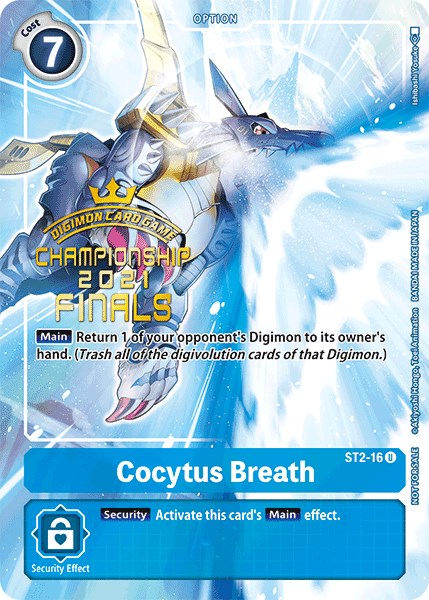 Cocytus Breath [ST2-16] (2021 Championship Finals Tamer's Evolution Pack) [Starter Deck: Cocytus Blue Promos] | Devastation Store