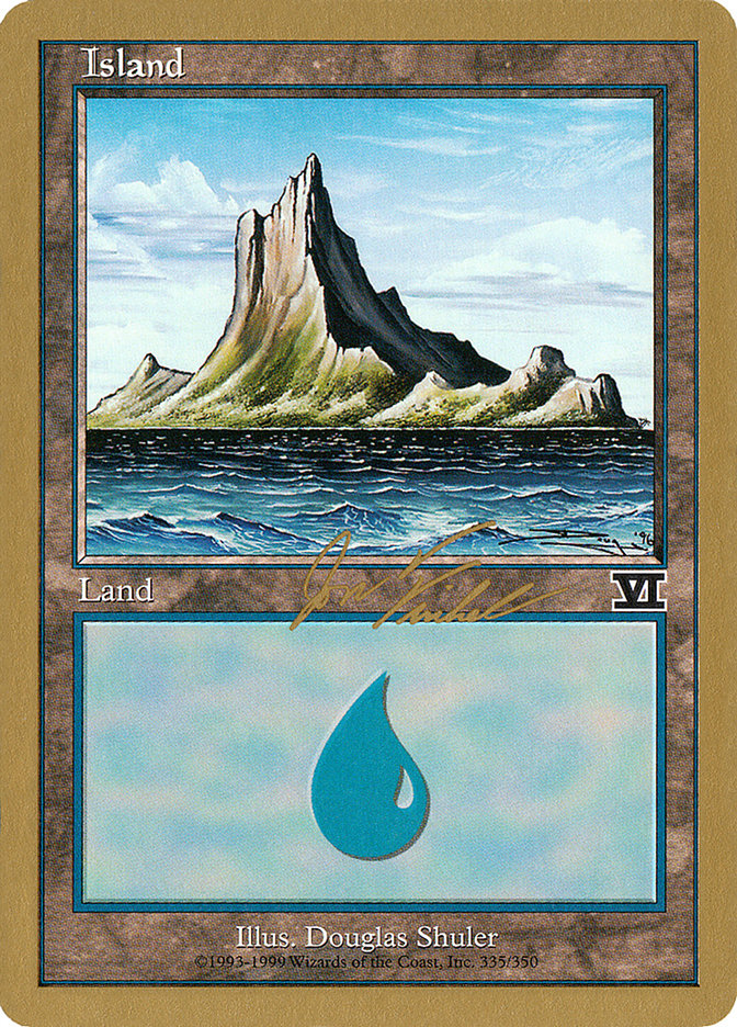 Island (jf335) (Jon Finkel) [World Championship Decks 2000] | Devastation Store