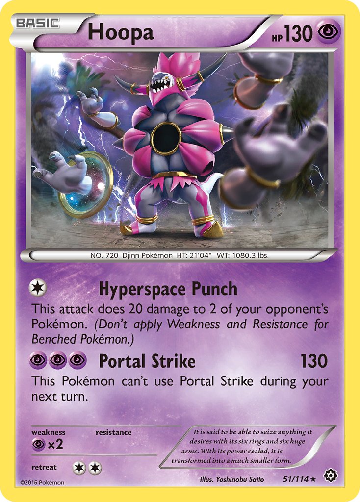 Hoopa (51/114) (Theme Deck Exclusive) [XY: Steam Siege] | Devastation Store