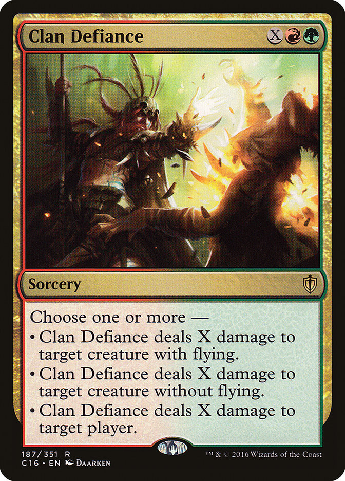 Clan Defiance [Commander 2016] - Devastation Store | Devastation Store