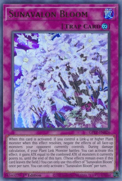 Sunavalon Bloom [GFTP-EN026] Ultra Rare | Devastation Store