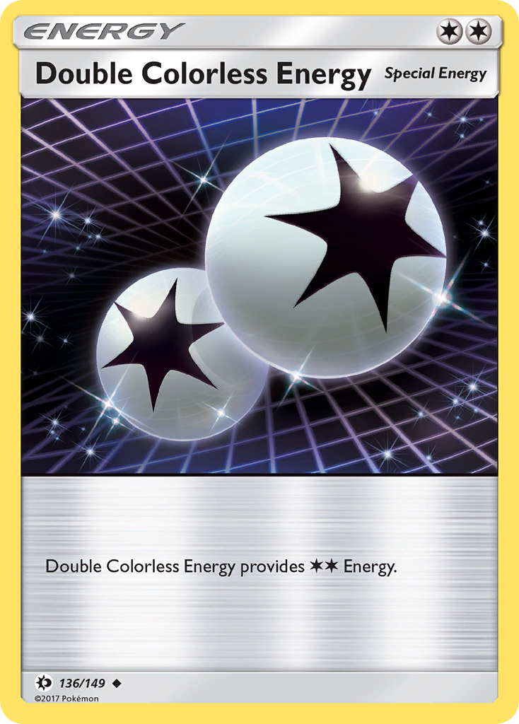Double Colorless Energy (136/149) [Sun & Moon: Base Set] | Devastation Store
