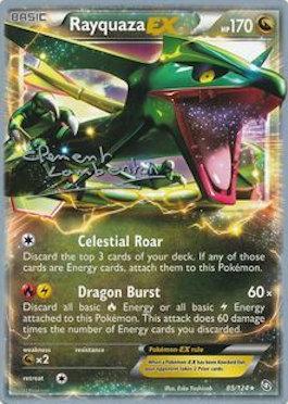 Rayquaza EX (85/124) (Anguille Sous Roche - Clement Lamberton) [World Championships 2013] | Devastation Store