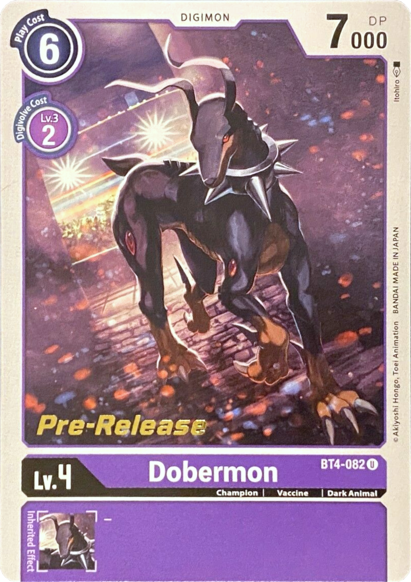 Dobermon [BT4-082] [Great Legend Pre-Release Promos] | Devastation Store