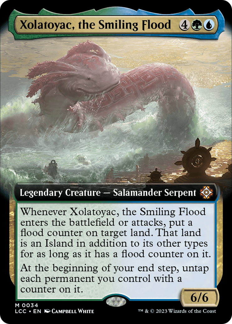 Xolatoyac, the Smiling Flood (Extended Art) [The Lost Caverns of Ixalan Commander] | Devastation Store