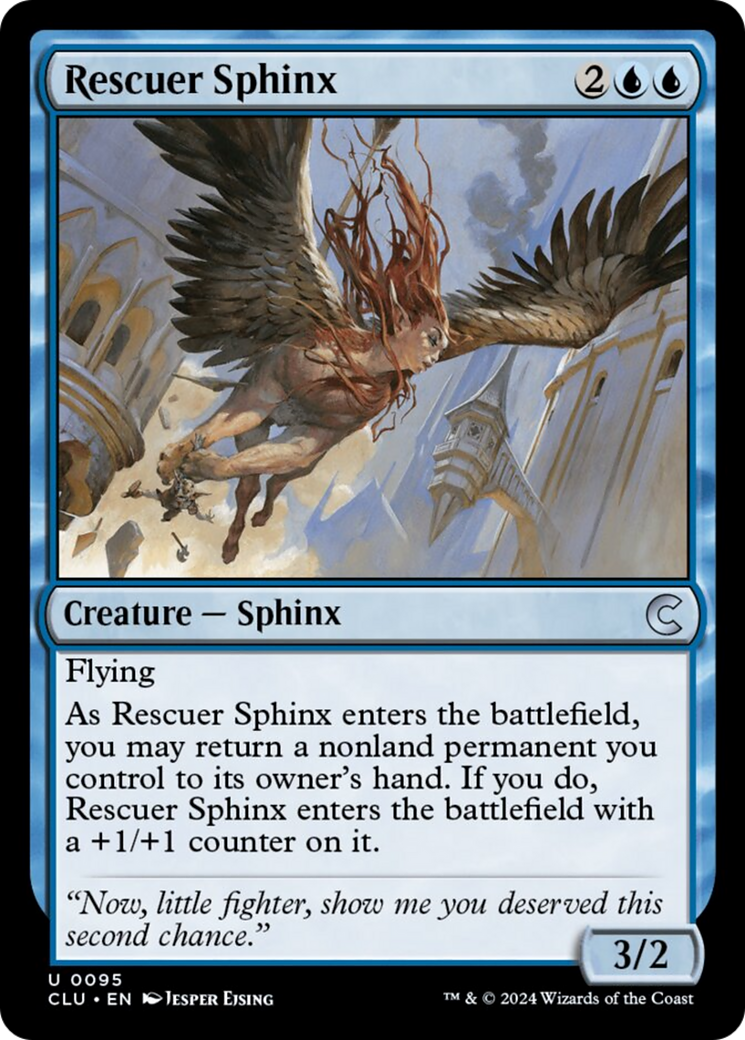 Rescuer Sphinx [Ravnica: Clue Edition] | Devastation Store