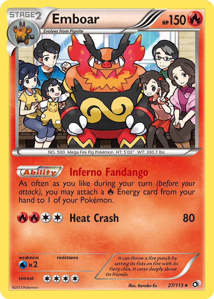 Emboar (27/113) (Theme Deck Exclusive) [Black & White: Legendary Treasures] | Devastation Store