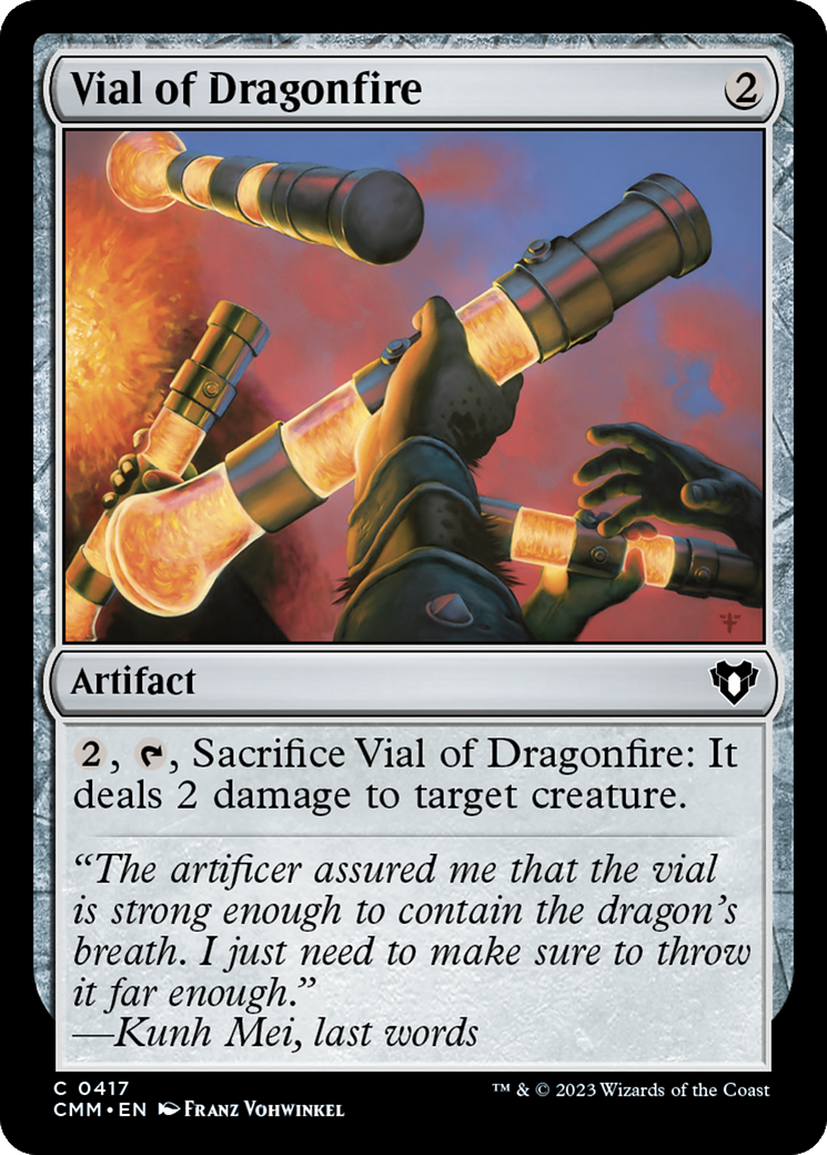 Vial of Dragonfire [Commander Masters] | Devastation Store