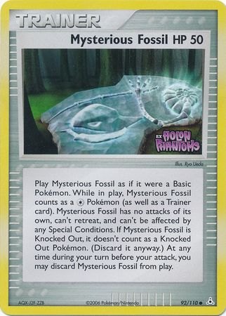 Mysterious Fossil (92/110) (Stamped) [EX: Holon Phantoms] | Devastation Store