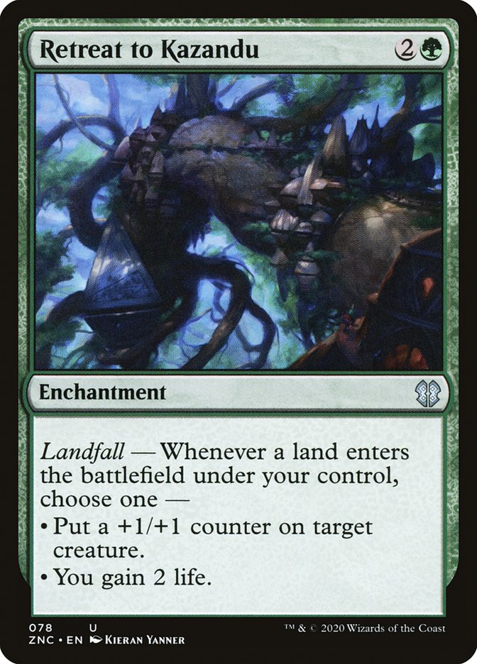 Retreat to Kazandu [Zendikar Rising Commander] | Devastation Store