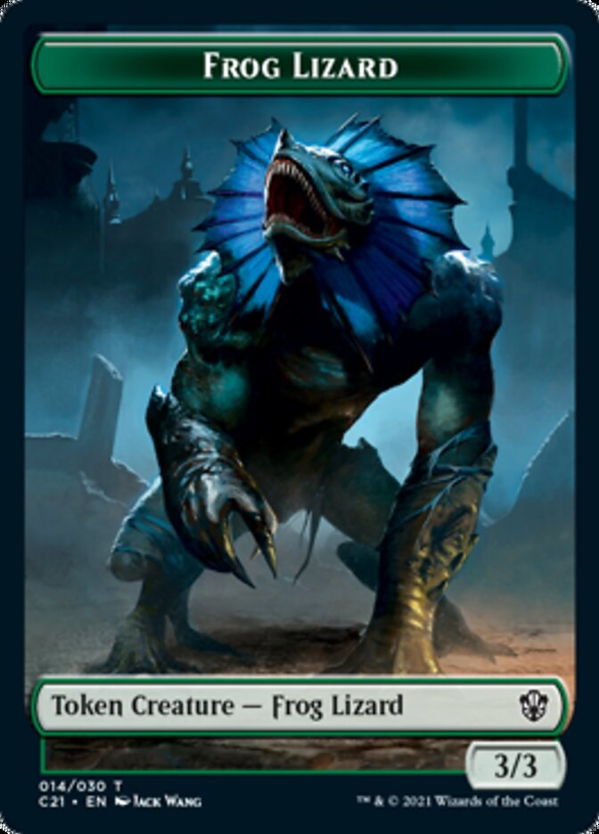 Frog Lizard // Elephant Token [Commander 2021 Tokens] | Devastation Store